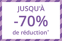 Soldes 70% de réduction